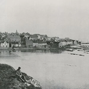 Pittenweem, from the West (b / w photo)