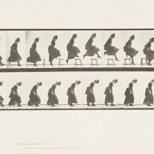 Plate 156. Jumping; Running Straight High Jump, 1885 (collotype on paper)