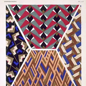 Plate 17, from Inspirations, published Paris, 1930s (colour litho)