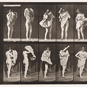 Plate 425. Toilet, Putting on Dress and Turning Around, 1872-85 (collotype on paper)