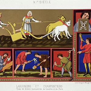 Plouchers and carpenters, 11th century