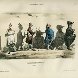 The Political Caricature (1830), Satirical in Colors, 1830_11_18: The Ported Shadows - Religion - Pork, Turkey