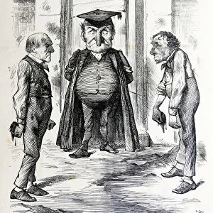 Political satire depicting William Ewart Gladstone and Benjamin Disraeli