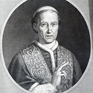 Pope Leo XII, engraved by Raffaele Persichini (engraving)
