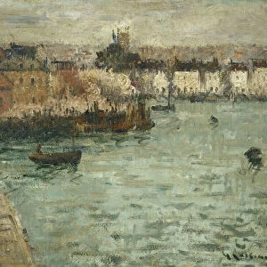 In Front of the Port of Dieppe; Avant Porte de Dieppe, 1918-1920 (503 x 616cm)