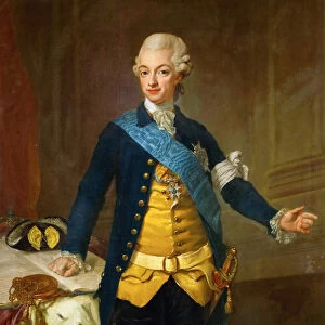 "Porteait du roi Gustave III de Suede (1771-1792)"