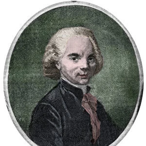 Portrait of Abbe Delille. Jacques Delille, French poet and ecclesiastic (1738-1813)