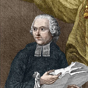 Portrait of the Abbe Etienne Bonnot de Condillac (1715 - 1780) philosopher francais
