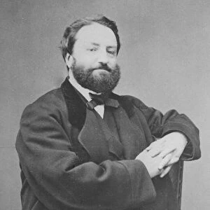Portrait of Alfred Assollant (b / w photo)