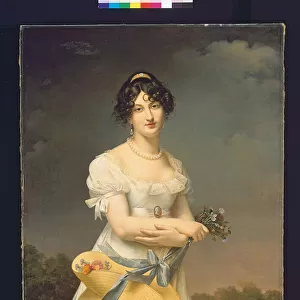 Portrait of Amelie-Justine Laidin de la Bouterie, nee Pontois