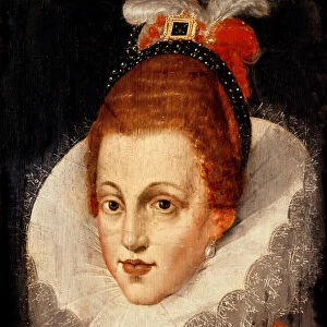 Portrait of Amy Robsart, Lady Dudley (1532-60) (oil on canvas)