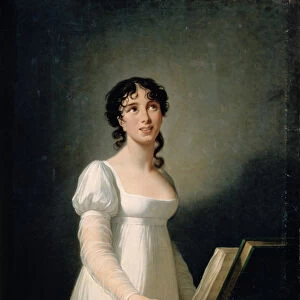 Portrait of Angelica Catalani (1780-1849) (oil on canvas)