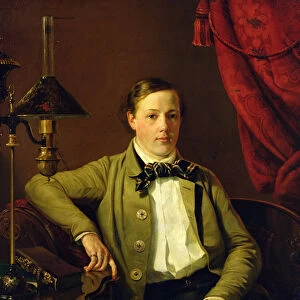 Portrait of Apollon Maykov, 1840 (oil on canvas)