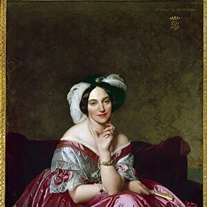 Portrait of Baroness Betty de Rothschild. Painting by Jean Auguste Dominique Ingres