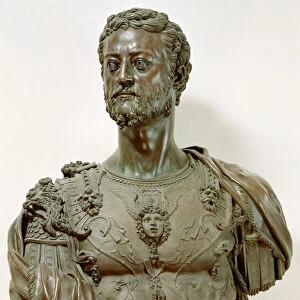 Portrait Bust of Cosimo I de Medici (1519-74) 1545 (bronze)