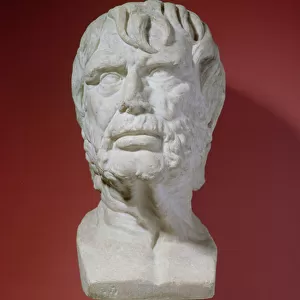 Portrait bust of Lucius Annaeus Seneca, c. 4 BC-c. 65 AD (marble)