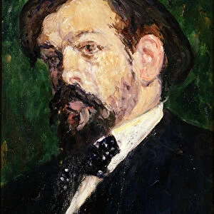 Portrait of Claude Debussy (1862-1918) (oil on canvas)