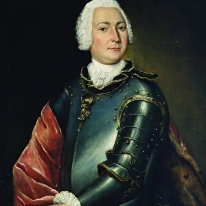 Portrait of Count Ernst Christoph von Manteuffel (oil on canvas)
