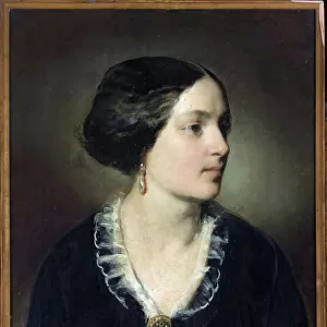 Portrait of Countess Katarzyna Potocka (1825-1907), nee Branicka - Friedrich Ritter von
