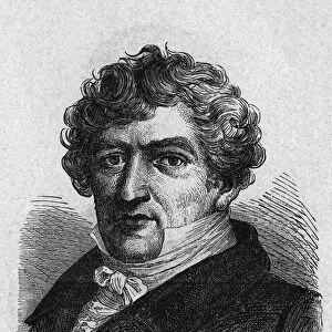 Portrait of Cuvier (1769-1832), French zoologist and paleontologist - in "