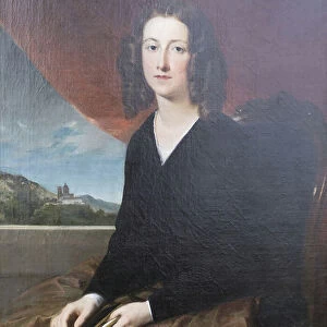Portrait of the daughter of Ciro Menotti, 1869 (oil on canvas)
