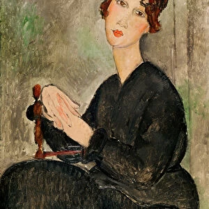 Portrait of Dedie Hayden, 1918 (oil on canvas)