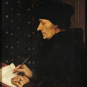 Portrait of Desiderius Erasmus (oil on panel)