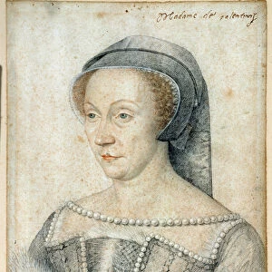 Portrait of Diane de Poitiers, Duchess of Valentinois (1499 - 1566)