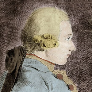 Portrait of Donatian Alphonse Francois de Sade (1740-1814) (Marquis de Sade