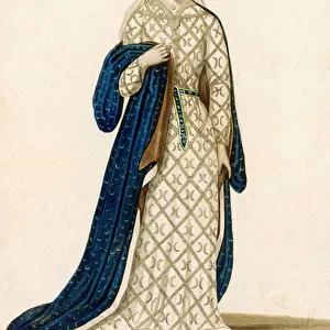 Portrait of Eleanor of Aquitaine, 1838 (engraving)
