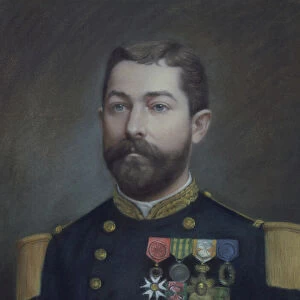 Portrait of Emile Commander Duboc (1852 - 1935), hero of the conquest of Tonkin (painting)
