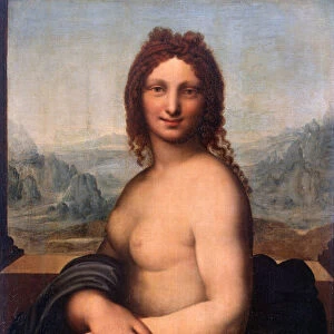 "Portrait de femme nue"(Mona Vanna ou monna) Peinture de Gian Giacomo Caprotti (Salai) (1480-1524) State Hermitage, Saint Petersbourg