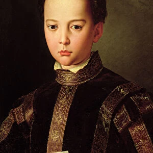 Portrait of Francesco I de Medici (1541-87) as a Young Boy, 1551 (tempera on panel)
