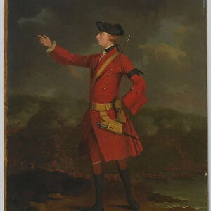 Portrait of General Wolfe (1727-59) (oil on canvas)