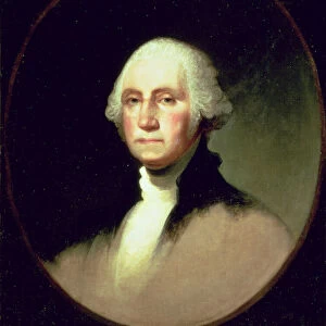 Portrait of George Washington (oil on canvas) (see 92901 for pair)