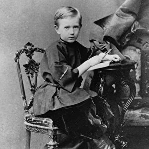 Portrait of Grand Duke Sergei Alexandrovich of Russia (Serge Alexandrovitch Romanov) (1857-1905). Albumin Photo, 1863-1865. Russian State Film and Photo Archive, Krasnogorsk