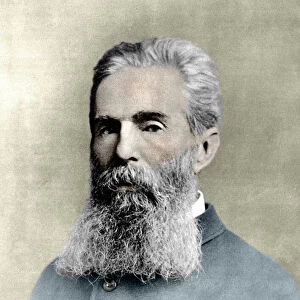 Portrait of Herman Melville (1819 -1891) American novelist
