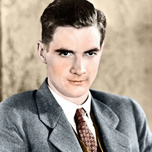 Portrait of Howard Robard Hughes in 1934. American industrialist and producer