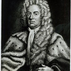 Portrait of James Brydges, first Duke of Chandos (1673-1744), engraved by Burnet Reading (fl