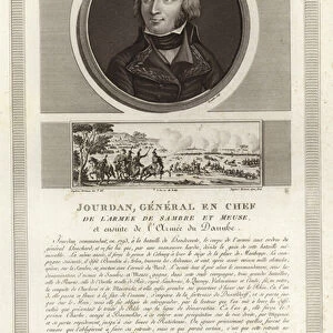 Portrait of Jean-Baptiste Jourdan, Comte Jourdan (engraving)