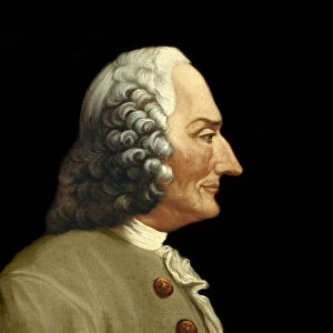 Portrait of Jean-Philippe (Jean philippe) Rameau (1683-1764), French composer