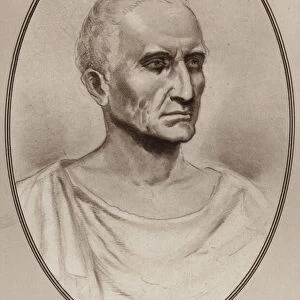 Portrait of Julius Caesar (litho)