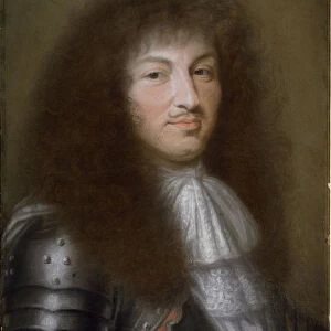 Portrait of the King of France Louis XIV, 17th century (painting)