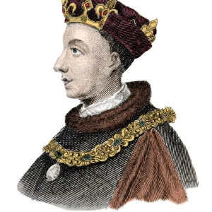 Portrait of King Henry V of England (1387-1422)