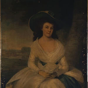 Portrait of Lady Gordon (oil on canvas)