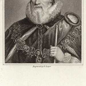 Portrait of Lord Burleigh (engraving)