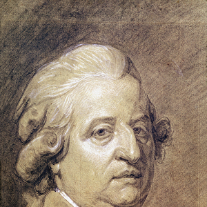 Portrait of Louis XVI (1754-93) King of France, at the Temple (chalk and charcoal