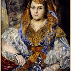 Portrait of Madame Clementine Stora called the Algerian Painting by Pierre Auguste Renoir