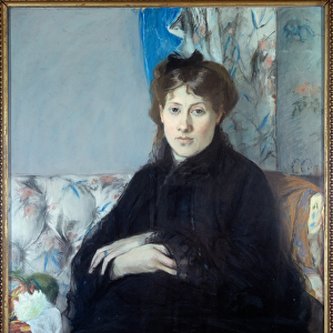 Portrait of Madame Edma Pontillon, nee Morisot sister of the artist