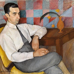 Portrait of a Man, 1928 (oil on canvas)